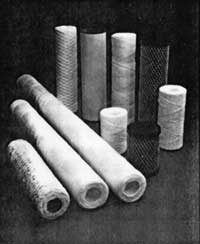 Wound cartridge filters