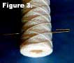 Gem clip passes through even a tightly wound standard round yarn
